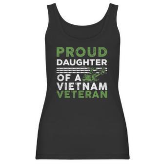 Proud Daughter Of A Vietnam Veteran War Soldier Women Tank Top | Favorety UK