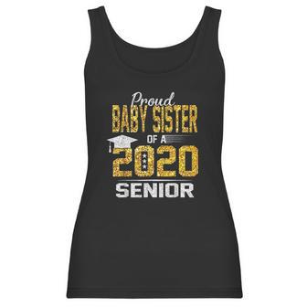 Proud Lil Baby Sister Of A 2020 Senior Women Tank Top | Favorety CA