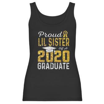 Proud Lil Sister Of A 2020 Graduate Women Tank Top | Favorety UK