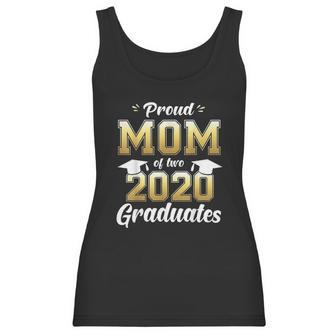 Proud Mom Of Two 2020 Graduates Women Tank Top | Favorety CA