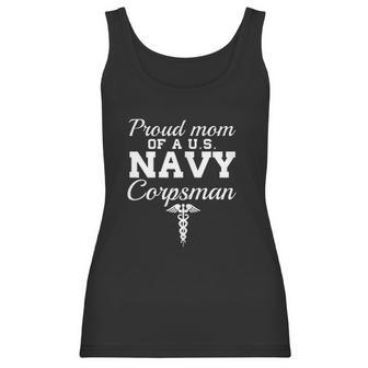 Proud Mom Of A Us Navy Corpsman Women Tank Top | Favorety CA