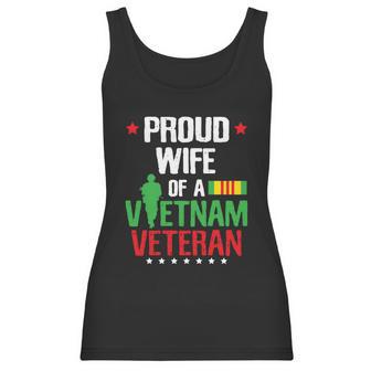 Proud Wife Vietnam Veteran Gift Veterans Day War Gift Graphic Design Printed Casual Daily Basic Women Tank Top | Favorety CA