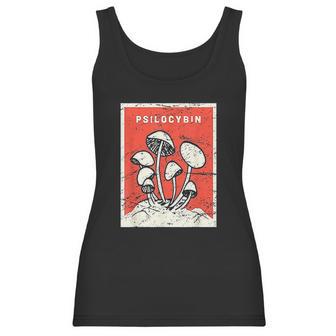 Psilocybin Retro Psychedelic Magic Mushrooms Women Tank Top | Favorety UK