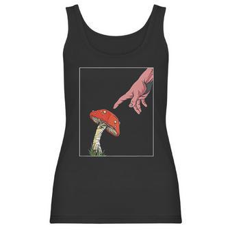 Psychedelic Mushroom Creation Of Adam Women Tank Top | Favorety UK