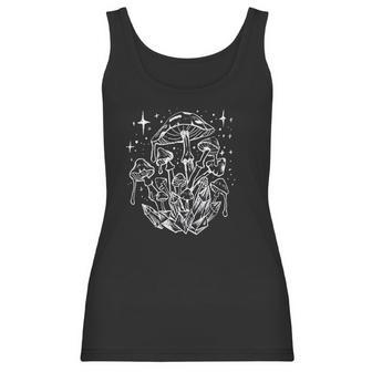 Psychedelic Mushrooms Crystals Gothic Witchy Punk Women Tank Top | Favorety DE