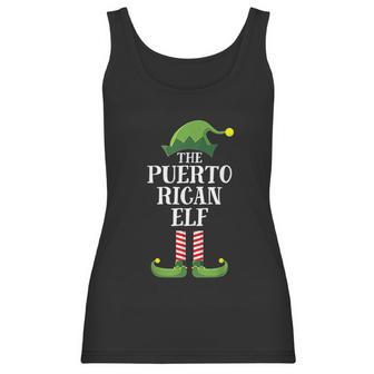 Puerto Rican Elf Family Group Christmas Party Women Tank Top | Favorety AU