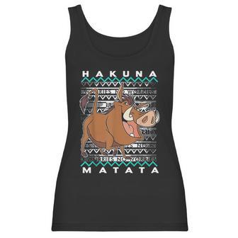 Pumba Ugly Christmas Graphic Women Tank Top | Favorety UK