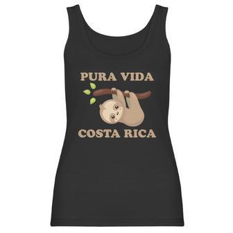 Pura Vida Sloth Costa Rica Women Tank Top | Favorety AU