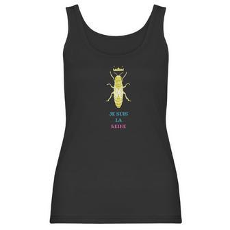 Queen Bee Je Suis La Reine Funny Honey Bee Women Tank Top | Favorety CA