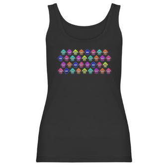 Rainbow Squid Row Graphic Women Tank Top | Favorety