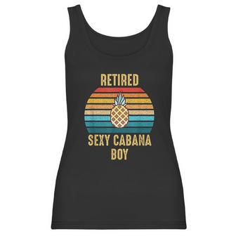 Retired Cabana Boy Pool Party Gift Women Tank Top | Favorety UK