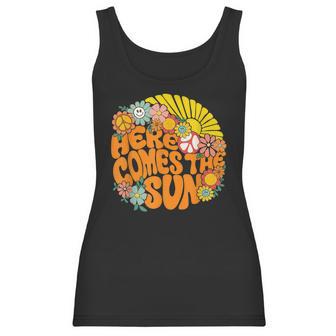 Retro Here Comes The Sun Floral Summer Family Vavation 2022 Women Tank Top | Favorety DE