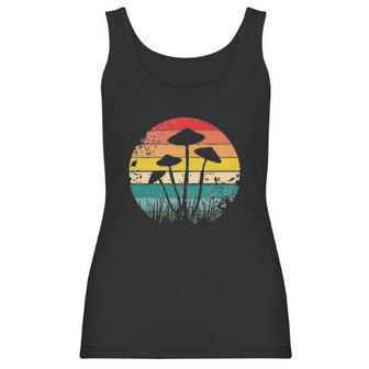 Retro Psychedelic Mushroom For Womens Graphic Women Tank Top | Favorety CA