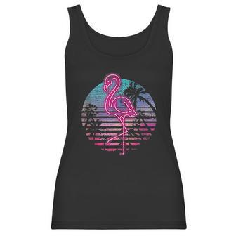 Retro Tropic Flamingo Women Tank Top | Favorety DE