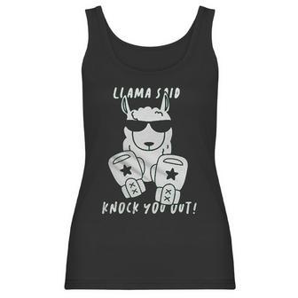 Retta Llama Said Knock You Out Women Tank Top | Favorety UK