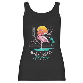 Riot Society Japan Flamingo Women Tank Top | Favorety