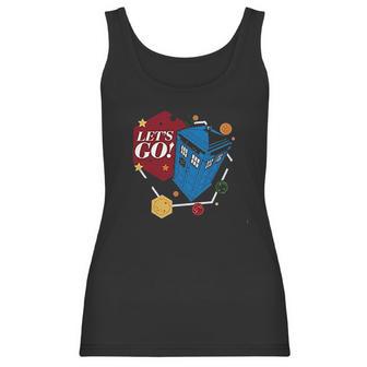 Ripple Junction Doctor Who Womens Lets Go Hexagons Light Weight Women Tank Top | Favorety UK