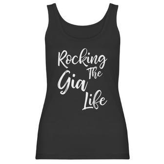 Rocking The Gia Life Funny Cute Proud Nana Women Tank Top | Favorety AU