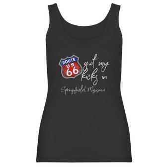 Route 66 Got My Kicks In Springfield Missouri Souvenir Women Tank Top | Favorety CA