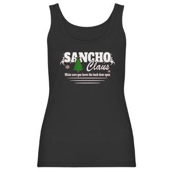 Sancho Claus Funny Christmas Women Tank Top | Favorety