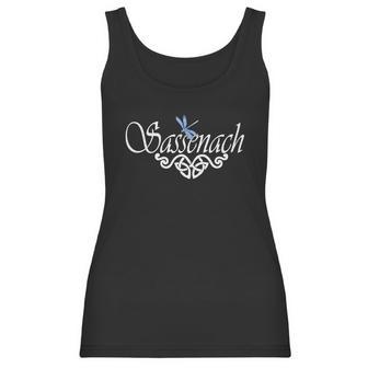 Womens Sassenach T-Shirt Blue Dragonfly Outlander Amber Tee Women Tank Top | Favorety AU