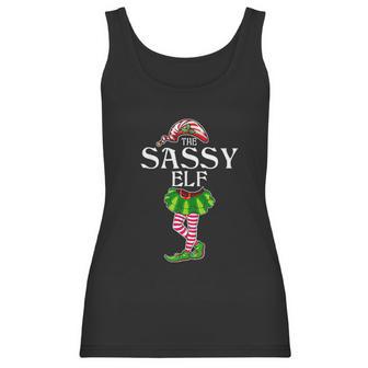 The Sassy Elf Christmas Matching Family Group Women Tank Top | Favorety UK