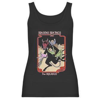 Seasons Beatings From Krampus Christmas Women Tank Top | Favorety UK