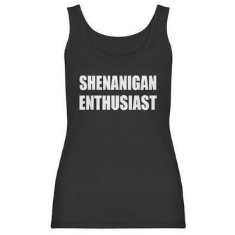 Shenanigan Enthusiast St Patricks Day Beer Graphic Design Printed Casual Daily Basic Women Tank Top | Favorety DE