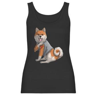 Shiba Inu I Love Mom Tattoo Dog Women Tank Top | Favorety CA