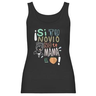 Si Tu Novio No Te Mama Emoji Trap Bunny Perreo Women Tank Top | Favorety CA