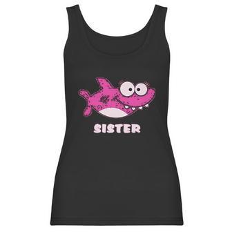 Sister Of The Baby Shark Birthday Women Tank Top | Favorety