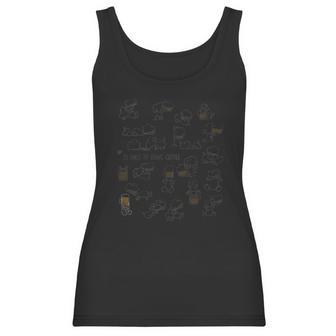 Snoopy 20 Ways To Drink Coffee Shirt Women Tank Top | Favorety UK