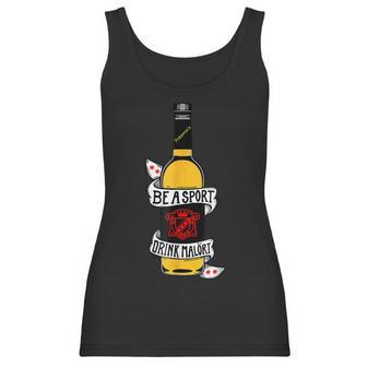 Be A Sport Drink Malort Team Malort Alcohol Liquor Men Women T-Shirt Graphic Print Casual Unisex Tee Women Tank Top | Favorety UK