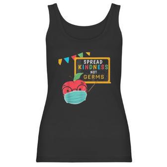 Spread Kindness Not Germs Classroom Funny Teacher Social Distancing Women Tank Top | Favorety DE