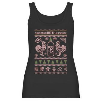 Sriracha Christmas Hot Chili Sauce Women Tank Top | Favorety CA