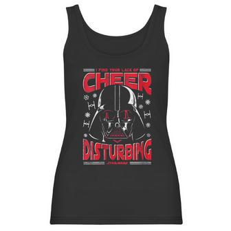 Womens Star Wars Darth Vader I Find Your Lack Of Cheer Disturbing Women Tank Top | Favorety DE