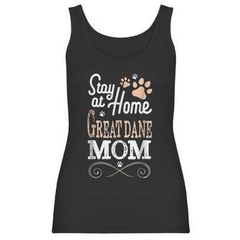 Stay At Home Great Dane Dog Mom Women Tank Top | Favorety UK