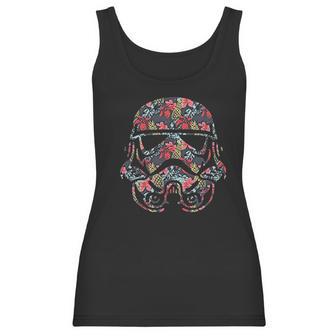 Stormtrooper Storm Trooper Tropical Floral Funny Humor Pun Juniors Women Tank Top | Favorety