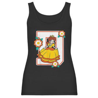 Super Mario Daisy Flowers Poster Graphic Women Tank Top | Favorety AU