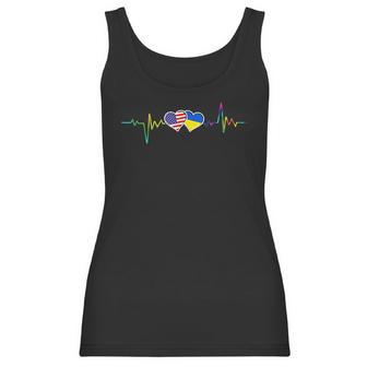 Support Ukraine I Stand With Ukraine Ukrainian Usa Heart Men Women T-Shirt Graphic Print Casual Unisex Tee Women Tank Top | Favorety DE