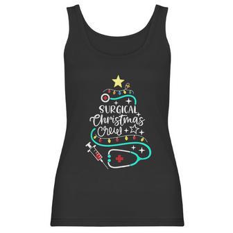 Surgical Christmas Crew Medical Surgical Nurse Med Surg Tech Women Tank Top | Favorety UK