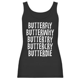 Swimmer Butterfly Butterdie Funny Sports Swimmings Women Tank Top | Favorety CA