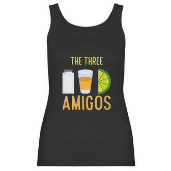 The Three Amigos Art Cool How To Drink Tequila Art Gift Women Tank Top | Favorety UK