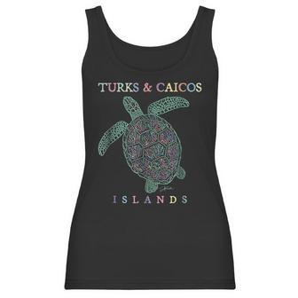 Turks & Caicos Islands Sea Turtle Women Tank Top | Favorety AU