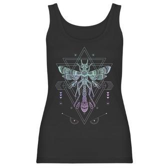 Vaporwave Japanese Dragonfly Pagan Occult Pastel Goth Women Tank Top | Favorety UK