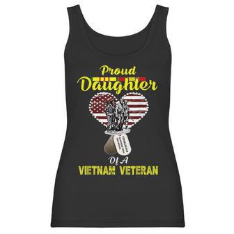 Veteran Day Proud Daughter Of A Vietnam Veteran Women Tank Top | Favorety AU