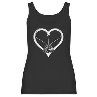 Vietnam War Veteran Daughter Son Heart Military Soldier Vet Women Tank Top | Favorety DE