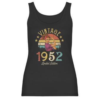 Vintage 1952 Made In 1952 70Th Birthday Women 70 Years Old Women Tank Top | Favorety CA