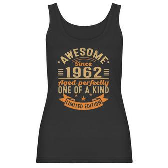 Vintage 1962 60Th Birthday For Men And Women 60 Years Old Women Tank Top | Favorety UK