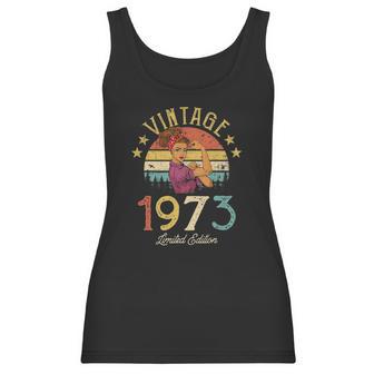 Vintage 1973 Made In 1973 49Th Birthday Women 49 Years Old Women Tank Top | Favorety